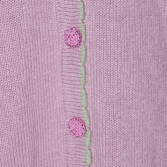 Storybook Knits Pink Floral Embroidered Cardigan - Picture 13 of 16